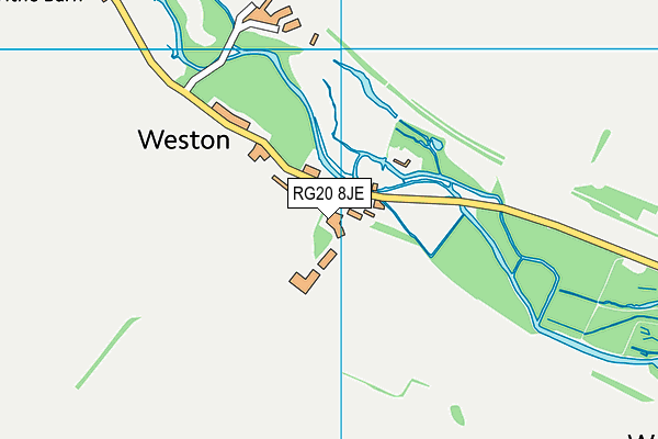 RG20 8JE map - OS VectorMap District (Ordnance Survey) RG20 8JE map - OS VectorMap District (Ordnance Survey)