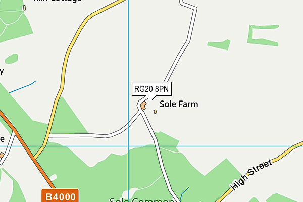 RG20 8PN map - OS VectorMap District (Ordnance Survey) RG20 8PN map - OS VectorMap District (Ordnance Survey)