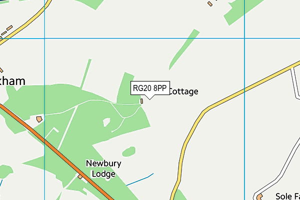 RG20 8PP map - OS VectorMap District (Ordnance Survey) RG20 8PP map - OS VectorMap District (Ordnance Survey)