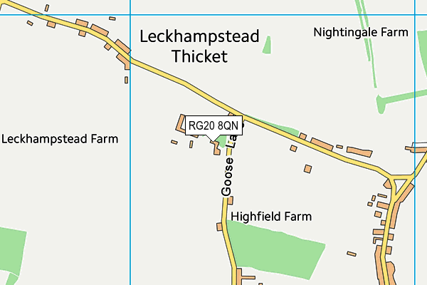 RG20 8QN map - OS VectorMap District (Ordnance Survey) RG20 8QN map - OS VectorMap District (Ordnance Survey)