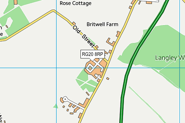 RG20 8RP map - OS VectorMap District (Ordnance Survey) RG20 8RP map - OS VectorMap District (Ordnance Survey)