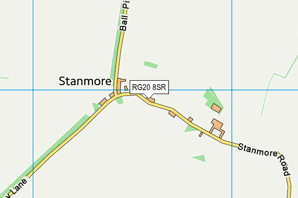 RG20 8SR map - OS VectorMap District (Ordnance Survey) RG20 8SR map - OS VectorMap District (Ordnance Survey)