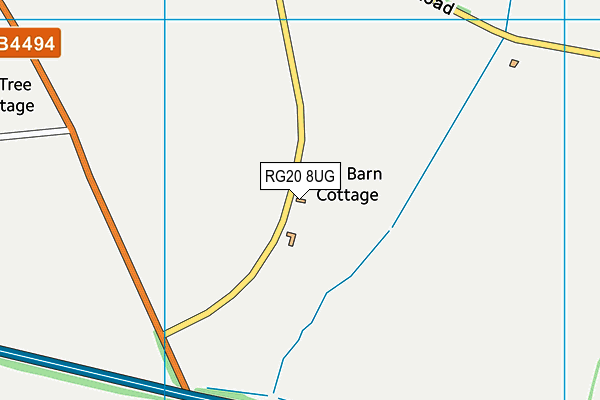 RG20 8UG map - OS VectorMap District (Ordnance Survey) RG20 8UG map - OS VectorMap District (Ordnance Survey)