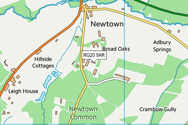 RG20 9AR map - OS VectorMap District (Ordnance Survey) RG20 9AR map - OS VectorMap District (Ordnance Survey)