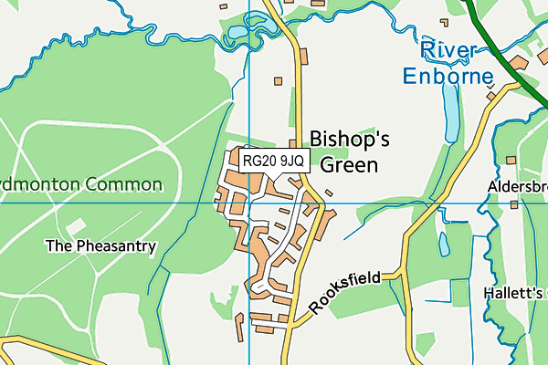 RG20 9JQ map - OS VectorMap District (Ordnance Survey) RG20 9JQ map - OS VectorMap District (Ordnance Survey)