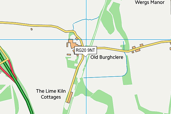 RG20 9NT map - OS VectorMap District (Ordnance Survey) RG20 9NT map - OS VectorMap District (Ordnance Survey)
