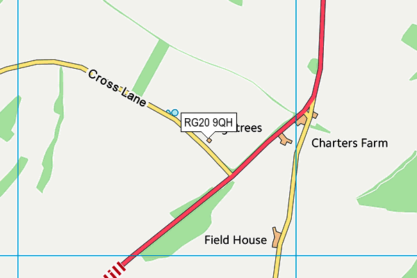RG20 9QH map - OS VectorMap District (Ordnance Survey) RG20 9QH map - OS VectorMap District (Ordnance Survey)