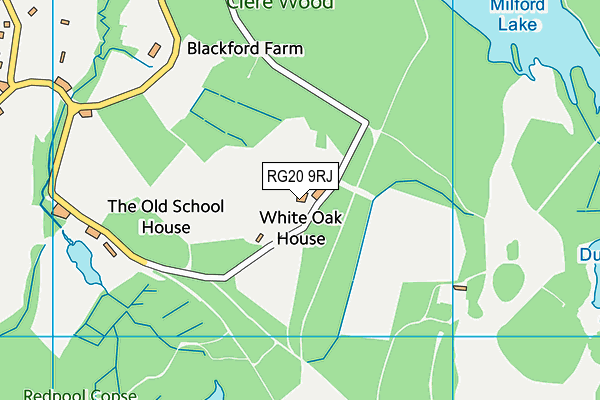 RG20 9RJ map - OS VectorMap District (Ordnance Survey) RG20 9RJ map - OS VectorMap District (Ordnance Survey)