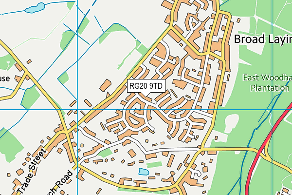 RG20 9TD map - OS VectorMap District (Ordnance Survey) RG20 9TD map - OS VectorMap District (Ordnance Survey)
