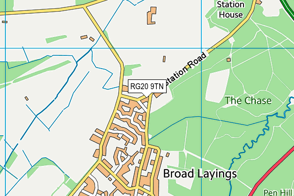 RG20 9TN map - OS VectorMap District (Ordnance Survey) RG20 9TN map - OS VectorMap District (Ordnance Survey)