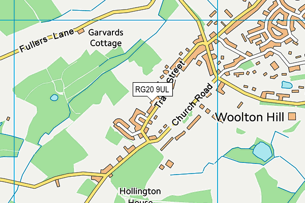 RG20 9UL map - OS VectorMap District (Ordnance Survey) RG20 9UL map - OS VectorMap District (Ordnance Survey)