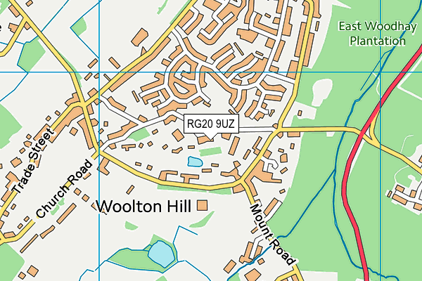 RG20 9UZ map - OS VectorMap District (Ordnance Survey) RG20 9UZ map - OS VectorMap District (Ordnance Survey)