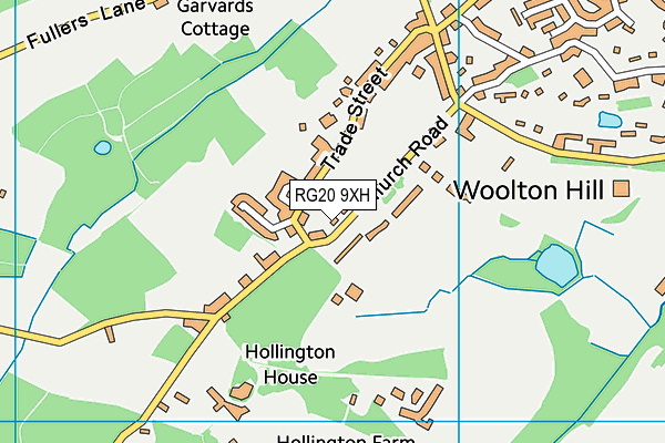 RG20 9XH map - OS VectorMap District (Ordnance Survey) RG20 9XH map - OS VectorMap District (Ordnance Survey)