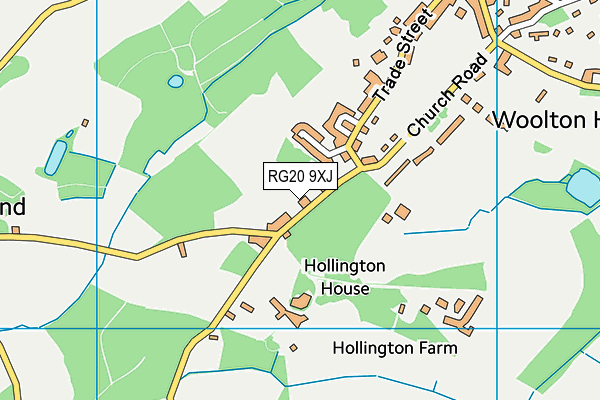RG20 9XJ map - OS VectorMap District (Ordnance Survey) RG20 9XJ map - OS VectorMap District (Ordnance Survey)