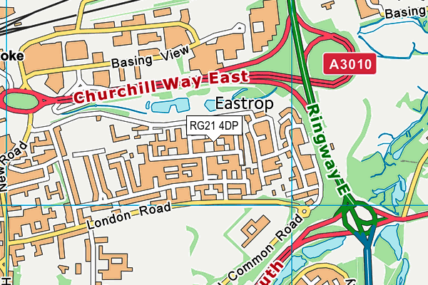 RG21 4DP map - OS VectorMap District (Ordnance Survey) RG21 4DP map - OS VectorMap District (Ordnance Survey)