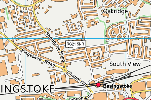 RG21 5NR map - OS VectorMap District (Ordnance Survey) RG21 5NR map - OS VectorMap District (Ordnance Survey)