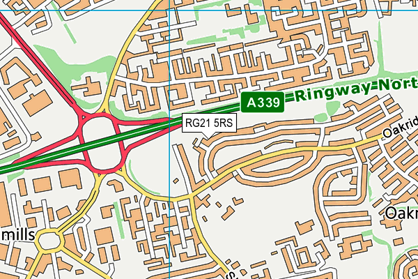 RG21 5RS map - OS VectorMap District (Ordnance Survey) RG21 5RS map - OS VectorMap District (Ordnance Survey)