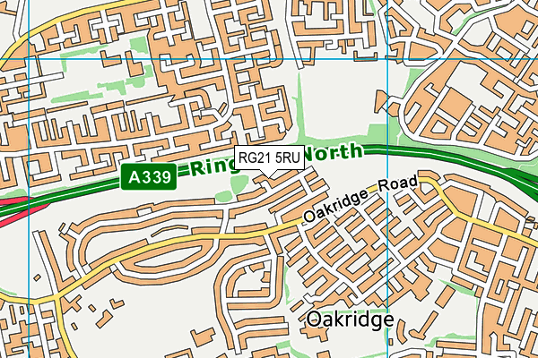 RG21 5RU map - OS VectorMap District (Ordnance Survey) RG21 5RU map - OS VectorMap District (Ordnance Survey)