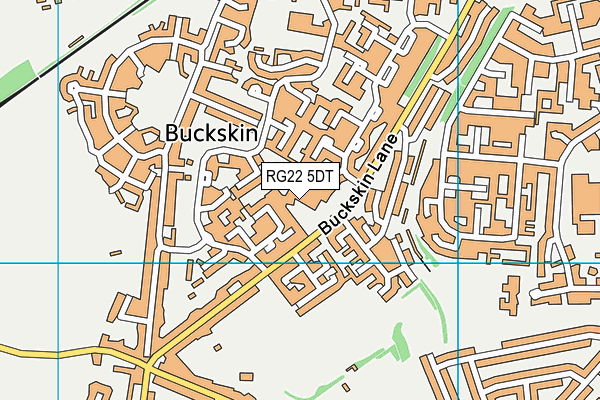 RG22 5DT map - OS VectorMap District (Ordnance Survey) RG22 5DT map - OS VectorMap District (Ordnance Survey)