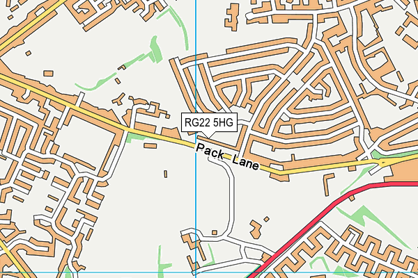 RG22 5HG map - OS VectorMap District (Ordnance Survey) RG22 5HG map - OS VectorMap District (Ordnance Survey)