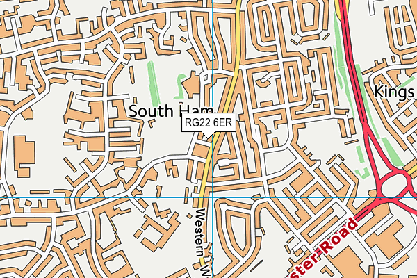RG22 6ER map - OS VectorMap District (Ordnance Survey) RG22 6ER map - OS VectorMap District (Ordnance Survey)