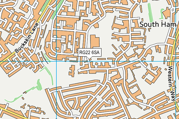 RG22 6SA map - OS VectorMap District (Ordnance Survey) RG22 6SA map - OS VectorMap District (Ordnance Survey)