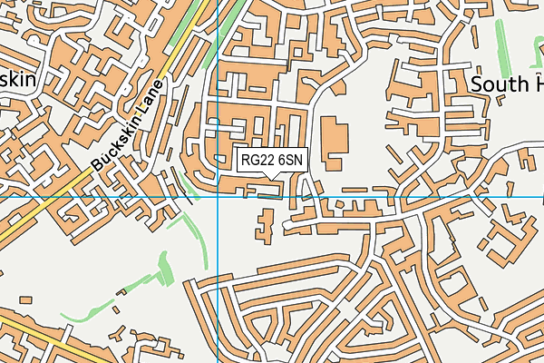 RG22 6SN map - OS VectorMap District (Ordnance Survey) RG22 6SN map - OS VectorMap District (Ordnance Survey)