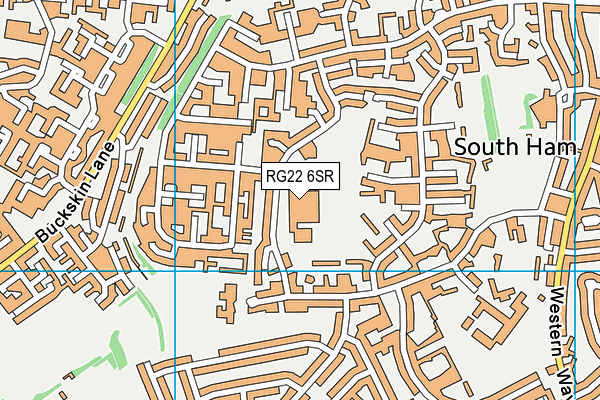 RG22 6SR map - OS VectorMap District (Ordnance Survey) RG22 6SR map - OS VectorMap District (Ordnance Survey)