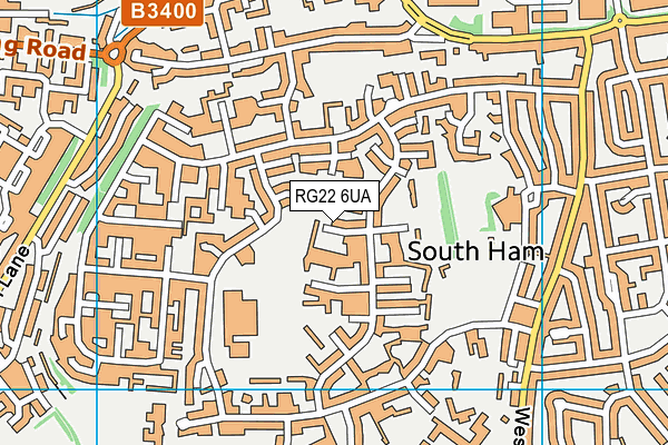 RG22 6UA map - OS VectorMap District (Ordnance Survey) RG22 6UA map - OS VectorMap District (Ordnance Survey)