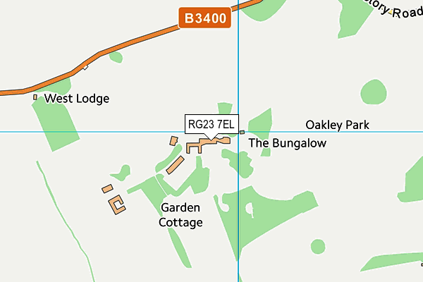 RG23 7EL map - OS VectorMap District (Ordnance Survey) RG23 7EL map - OS VectorMap District (Ordnance Survey)