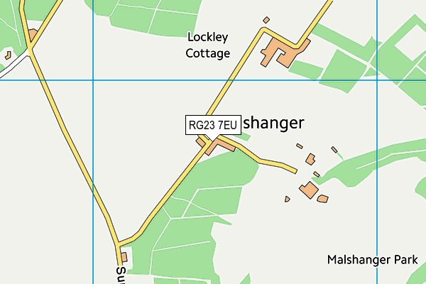 RG23 7EU map - OS VectorMap District (Ordnance Survey) RG23 7EU map - OS VectorMap District (Ordnance Survey)