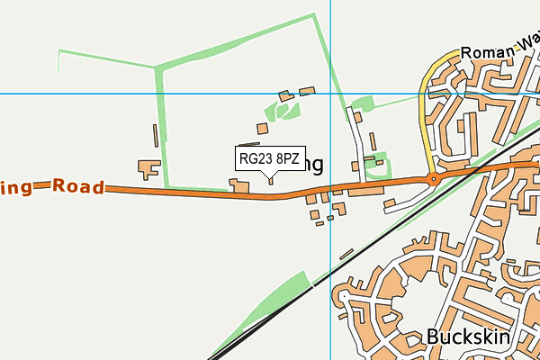 RG23 8PZ map - OS VectorMap District (Ordnance Survey) RG23 8PZ map - OS VectorMap District (Ordnance Survey)