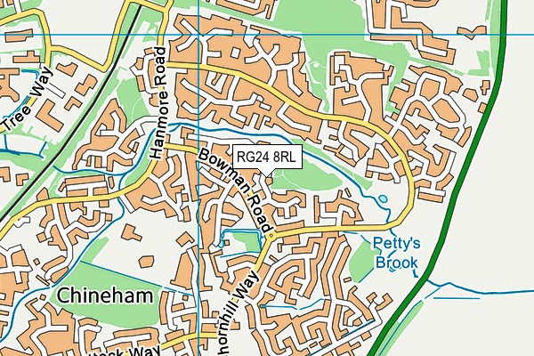 RG24 8RL map - OS VectorMap District (Ordnance Survey) RG24 8RL map - OS VectorMap District (Ordnance Survey)