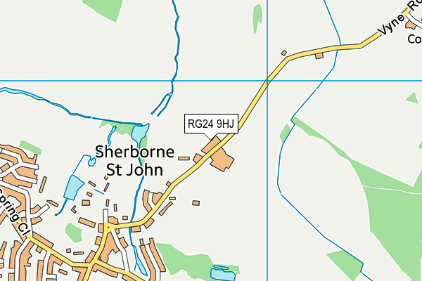 RG24 9HJ map - OS VectorMap District (Ordnance Survey) RG24 9HJ map - OS VectorMap District (Ordnance Survey)