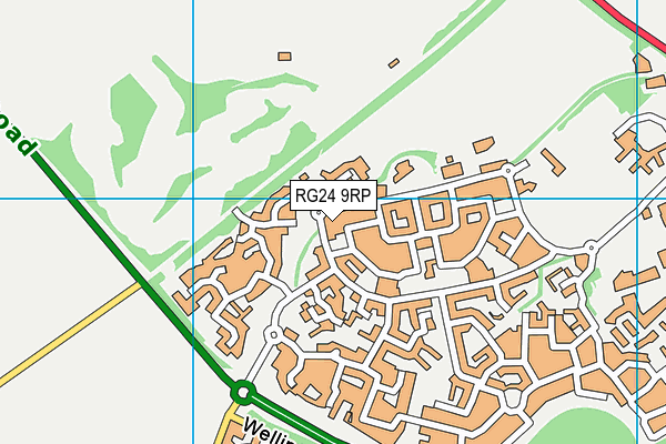 RG24 9RP map - OS VectorMap District (Ordnance Survey) RG24 9RP map - OS VectorMap District (Ordnance Survey)
