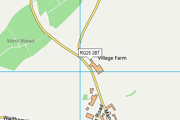 RG25 2BT map - OS VectorMap District (Ordnance Survey) RG25 2BT map - OS VectorMap District (Ordnance Survey)