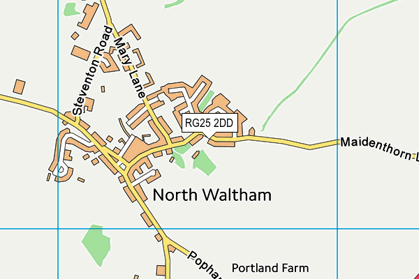 RG25 2DD map - OS VectorMap District (Ordnance Survey) RG25 2DD map - OS VectorMap District (Ordnance Survey)