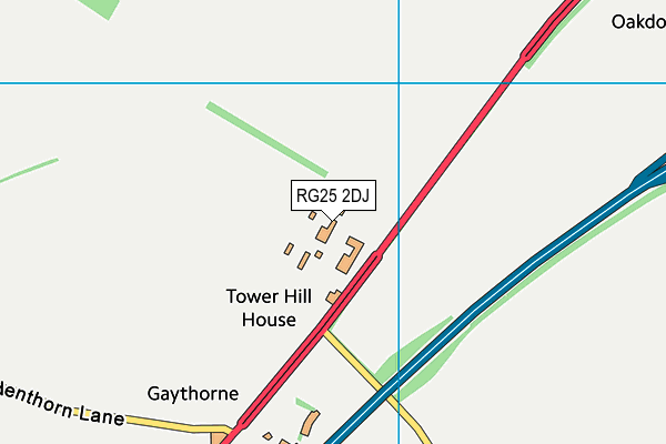 RG25 2DJ map - OS VectorMap District (Ordnance Survey) RG25 2DJ map - OS VectorMap District (Ordnance Survey)