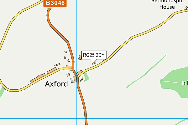 RG25 2DY map - OS VectorMap District (Ordnance Survey)