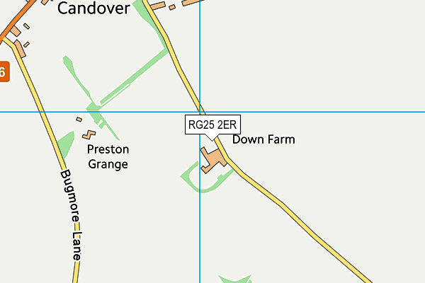 RG25 2ER map - OS VectorMap District (Ordnance Survey) RG25 2ER map - OS VectorMap District (Ordnance Survey)