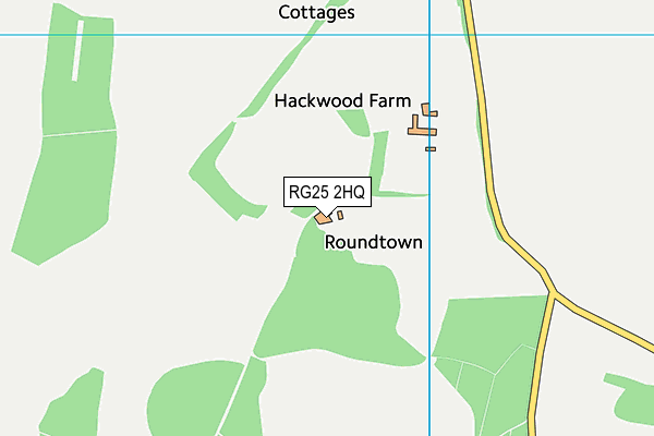 RG25 2HQ map - OS VectorMap District (Ordnance Survey) RG25 2HQ map - OS VectorMap District (Ordnance Survey)