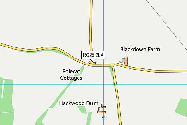 RG25 2LA map - OS VectorMap District (Ordnance Survey) RG25 2LA map - OS VectorMap District (Ordnance Survey)