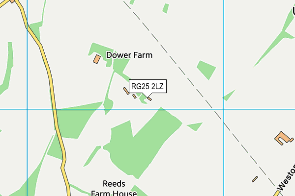 RG25 2LZ map - OS VectorMap District (Ordnance Survey) RG25 2LZ map - OS VectorMap District (Ordnance Survey)