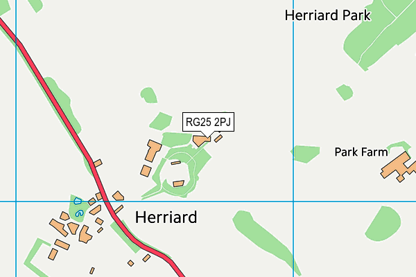 RG25 2PJ map - OS VectorMap District (Ordnance Survey) RG25 2PJ map - OS VectorMap District (Ordnance Survey)
