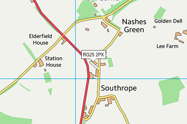 RG25 2PX map - OS VectorMap District (Ordnance Survey) RG25 2PX map - OS VectorMap District (Ordnance Survey)