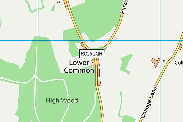 RG25 2QH map - OS VectorMap District (Ordnance Survey) RG25 2QH map - OS VectorMap District (Ordnance Survey)