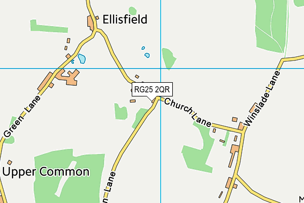 RG25 2QR map - OS VectorMap District (Ordnance Survey) RG25 2QR map - OS VectorMap District (Ordnance Survey)