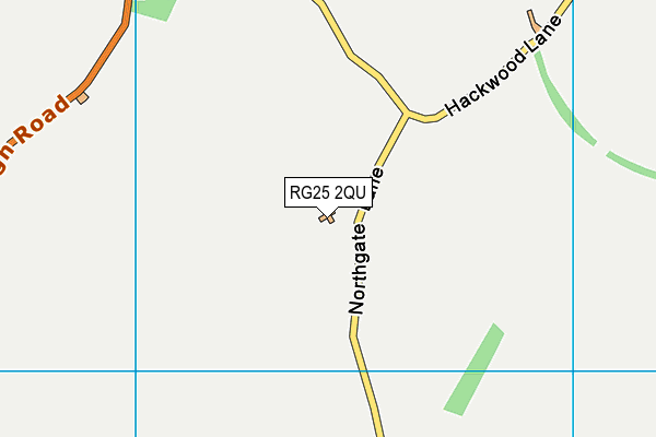 RG25 2QU map - OS VectorMap District (Ordnance Survey) RG25 2QU map - OS VectorMap District (Ordnance Survey)