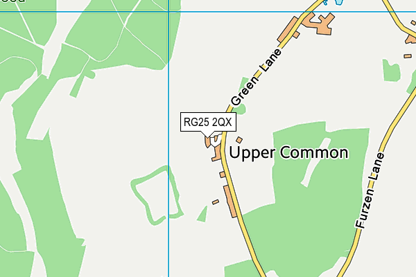 RG25 2QX map - OS VectorMap District (Ordnance Survey) RG25 2QX map - OS VectorMap District (Ordnance Survey)