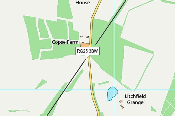 RG25 3BW map - OS VectorMap District (Ordnance Survey) RG25 3BW map - OS VectorMap District (Ordnance Survey)